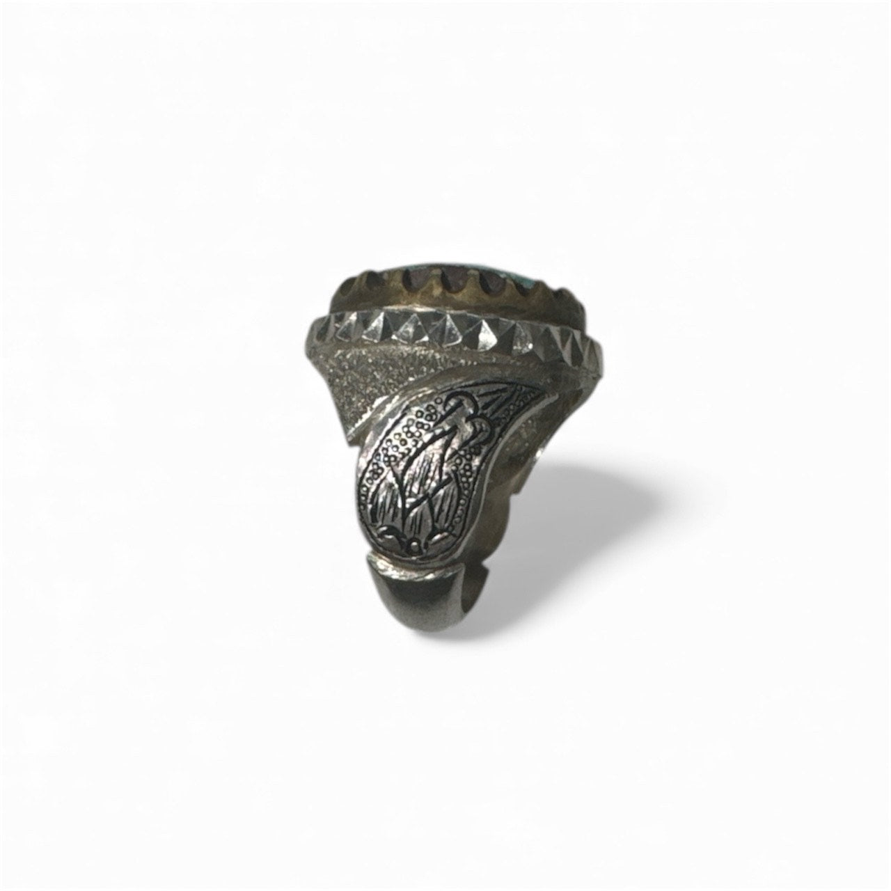 Handmade Iranian Turquoise Ring - Pure Silver 925