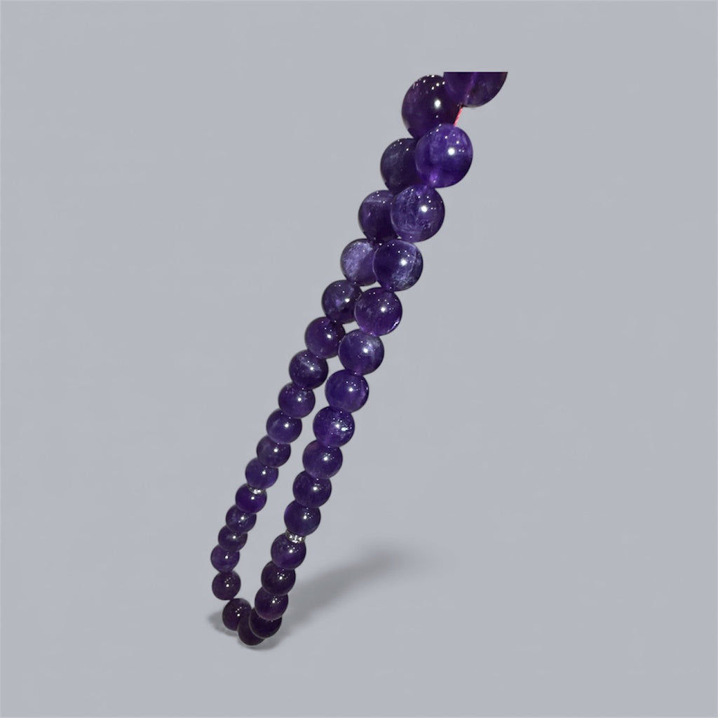 Premium Amethyst Prayer Beads (Tesbih) – 94g Pure Natural Crystal from Turkey